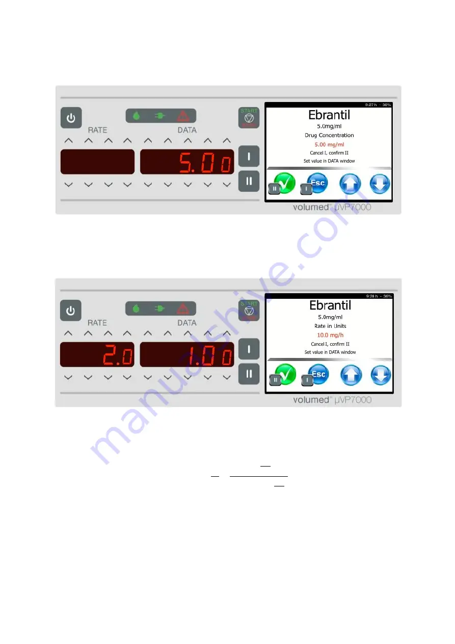 Arcomed Volumed uVP7000 Premium User Manual Download Page 22