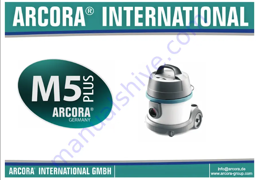 Arcora International M5 PLUS Operation Manual Download Page 1