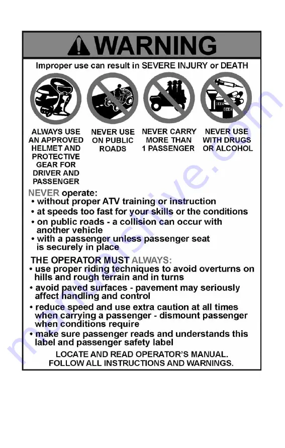 Arctic Cat 2012 
700 i Cruiser Operator'S Manual Download Page 708