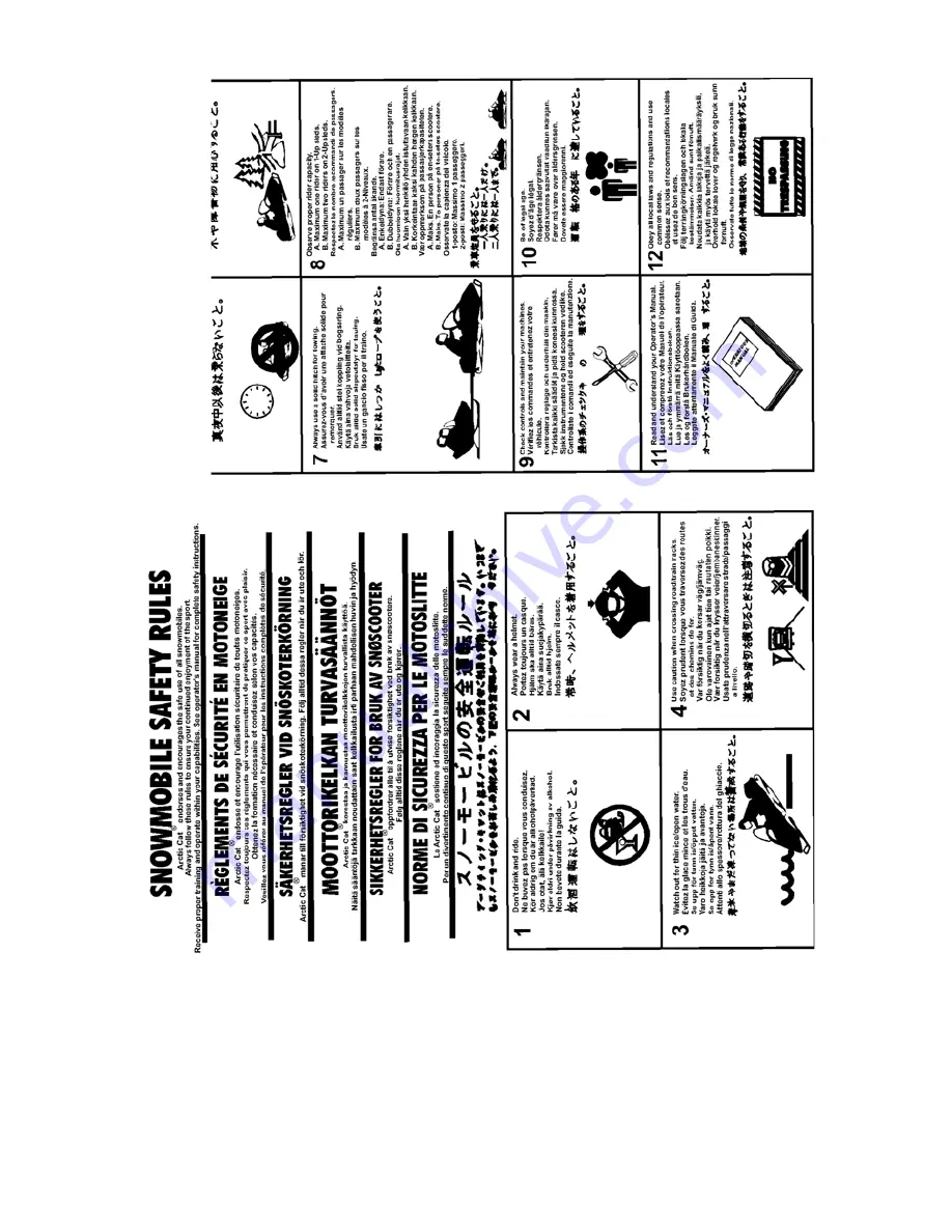 Arctic Cat Pantera 3000 Operator'S Manual Download Page 7