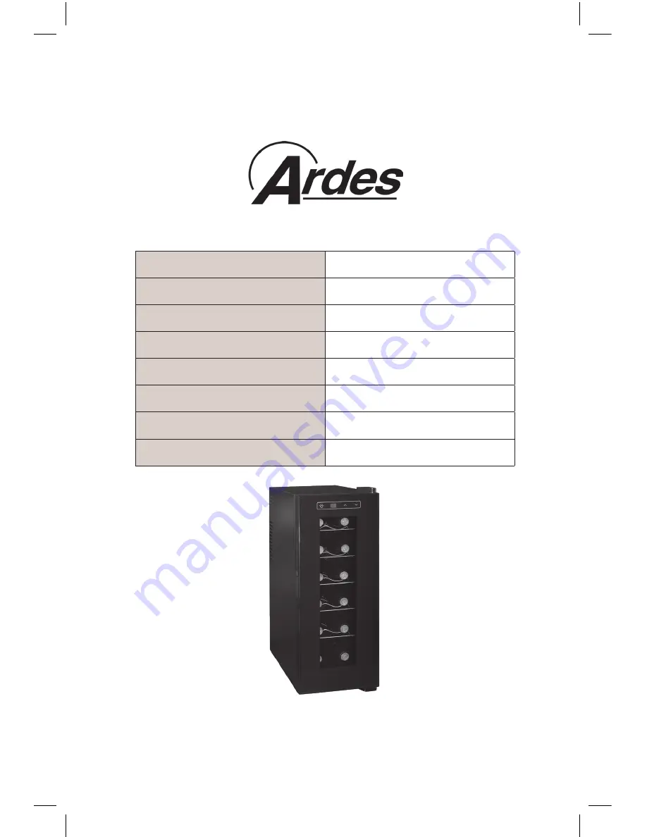 ARDES 5I12V Instructions For Use Manual Download Page 1