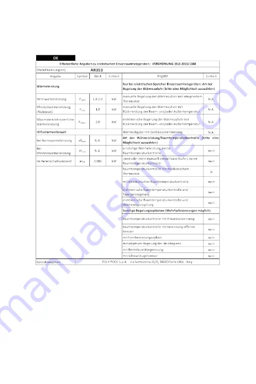 ARDES AR353 Instructions For Use Manual Download Page 27