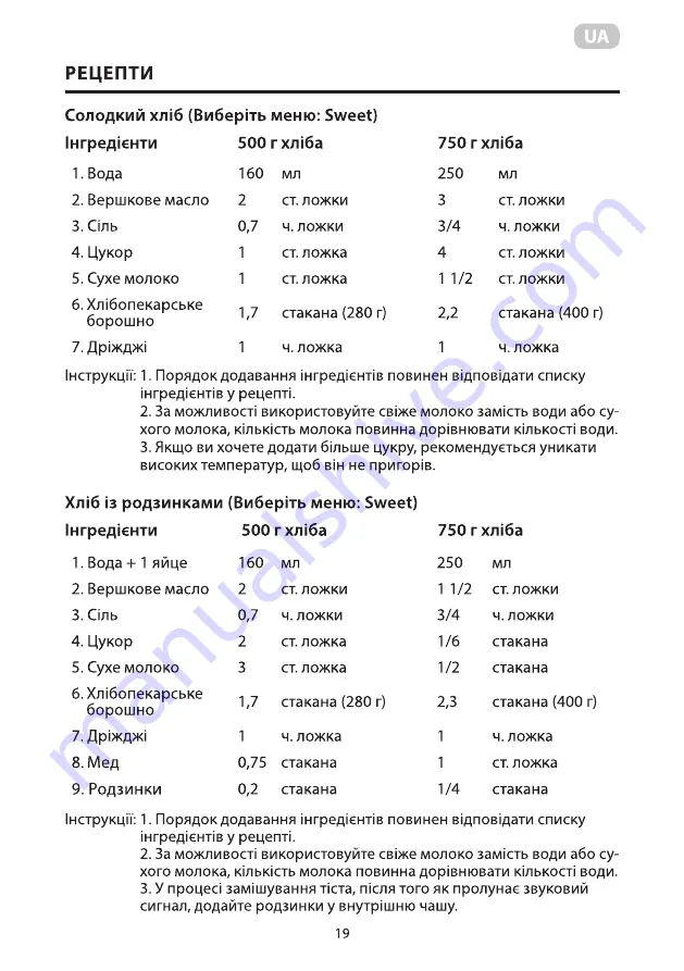 ARDESTO BMG-750 Скачать руководство пользователя страница 19