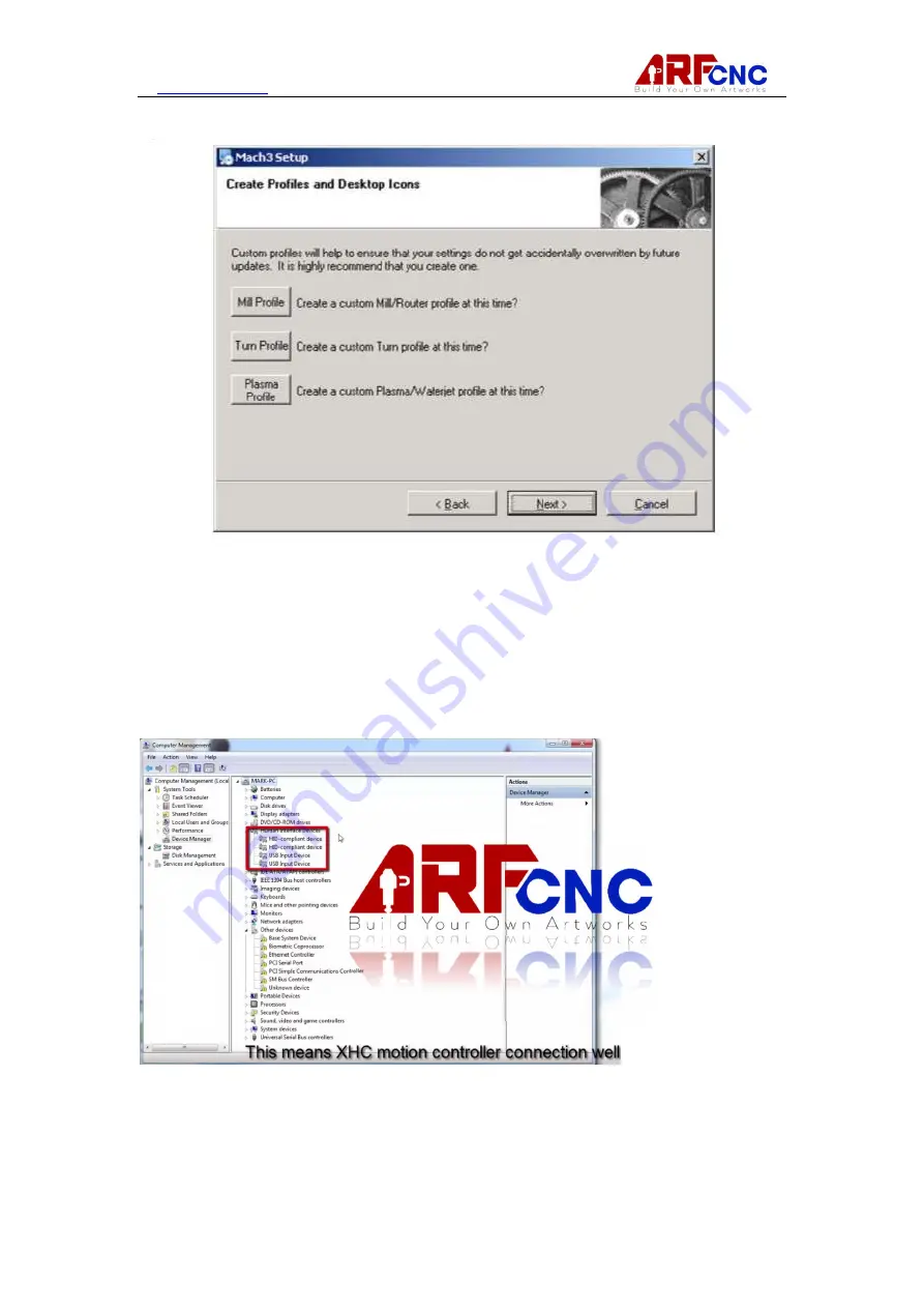 ARF CNC 6040 User Manual Download Page 7