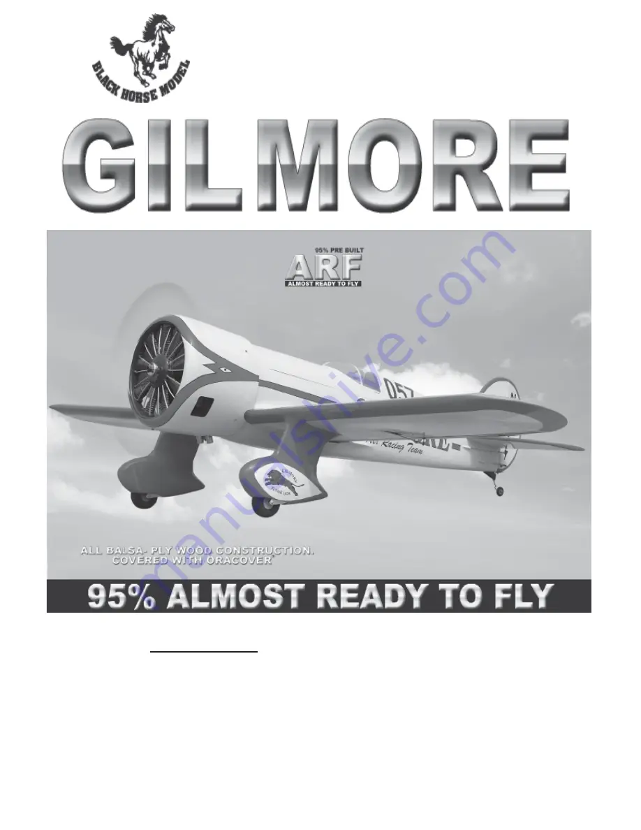 arf GILMORE Instruction Manual Book Download Page 1