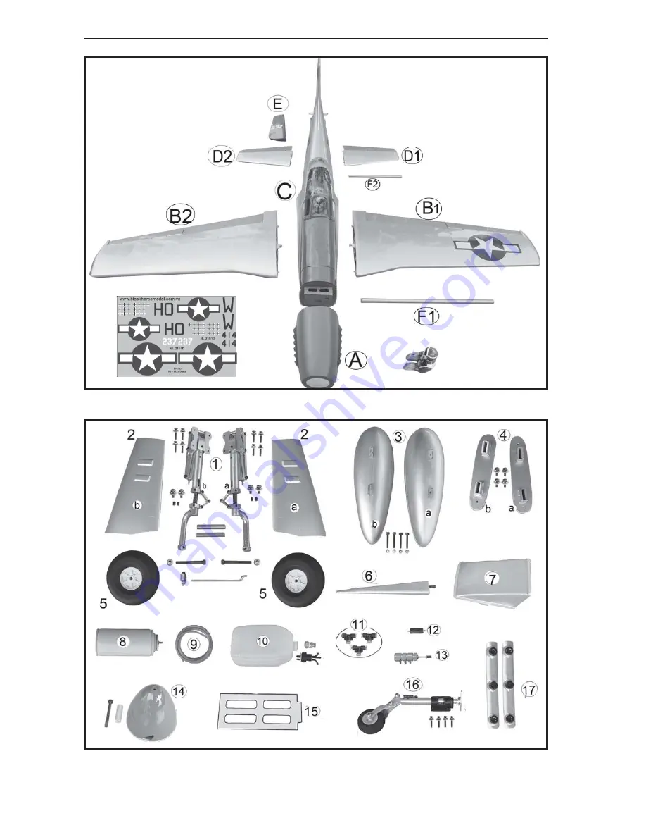 arf P-51 MUSTANG Скачать руководство пользователя страница 4