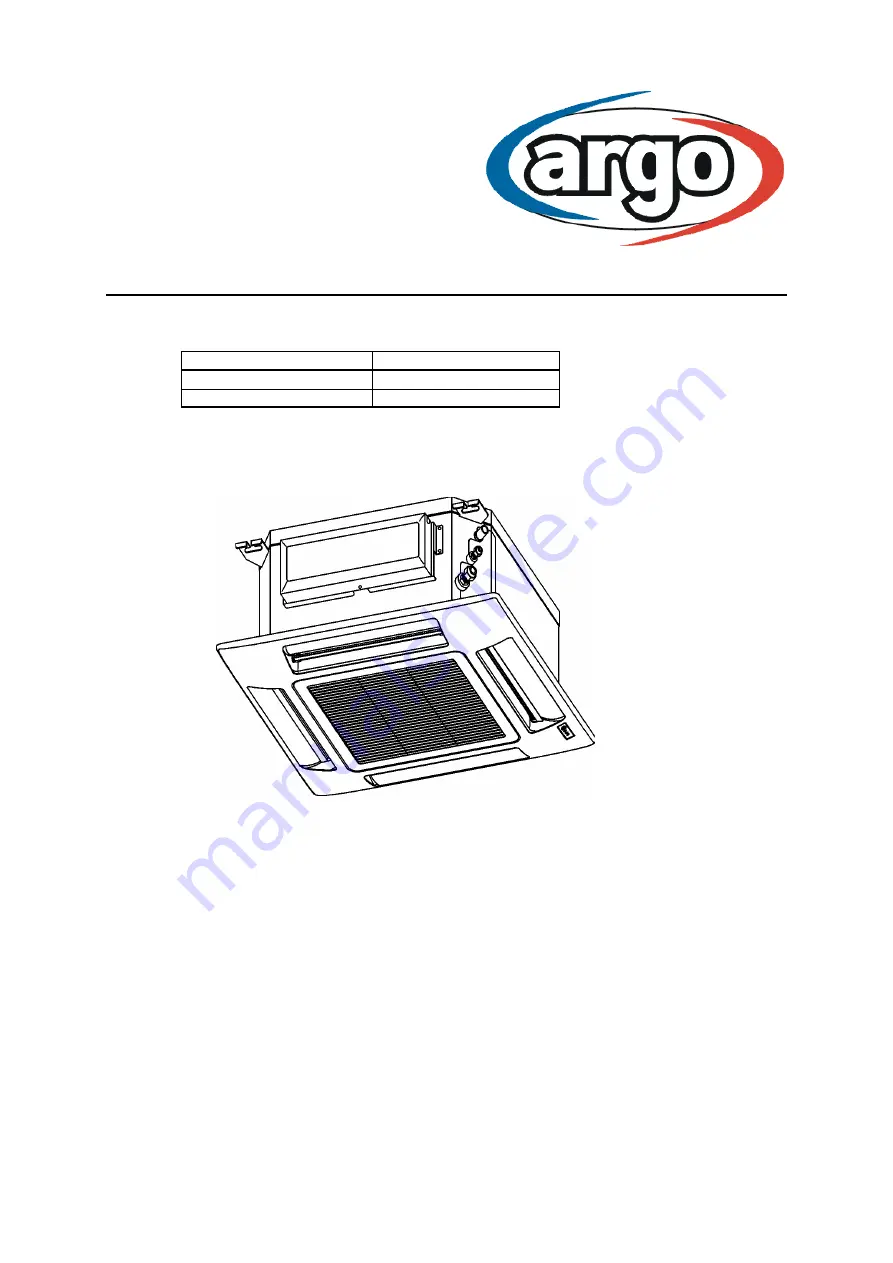 Argo 387006112 Technical Data & Service Manual Download Page 1