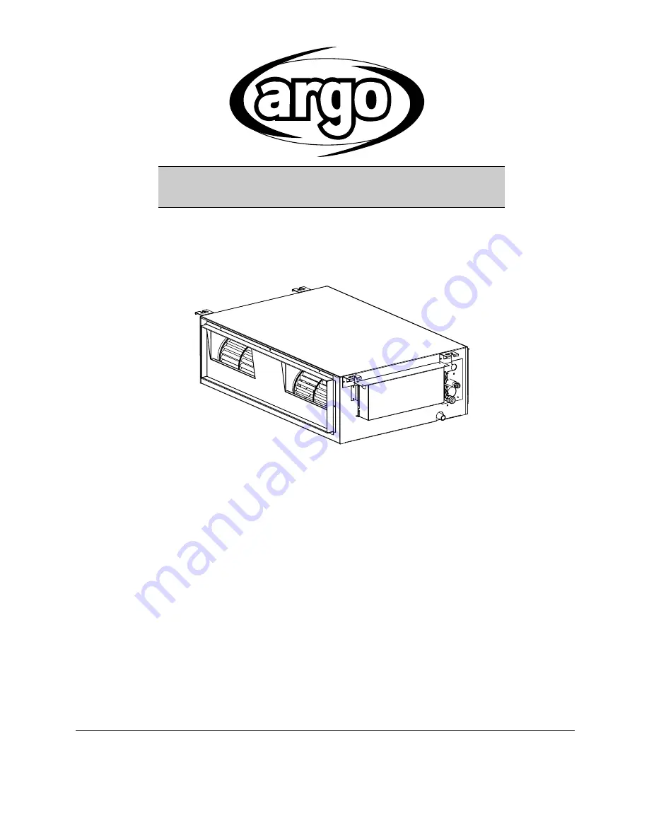 Argo AD45MHG Installation Manual Download Page 1