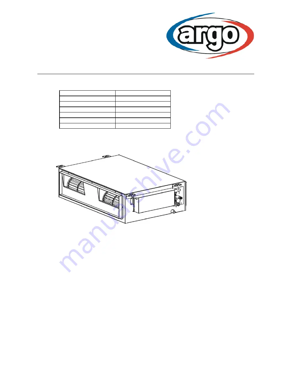 Argo AD45MHG Service Manual Download Page 1