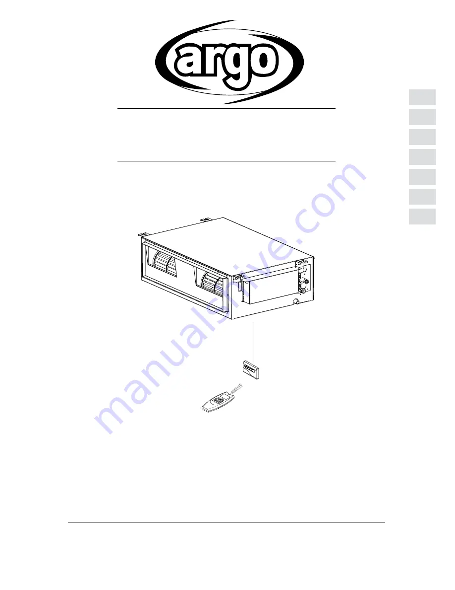 Argo ADIBS13DC Operating Instructions Manual Download Page 1