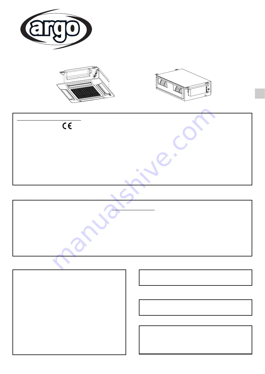 Argo ADICS10 Installation Instructions Manual Download Page 13