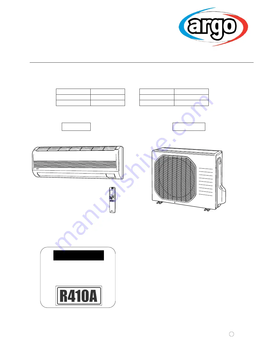 Argo AEI 25 AH Technical & Service Manual Download Page 1