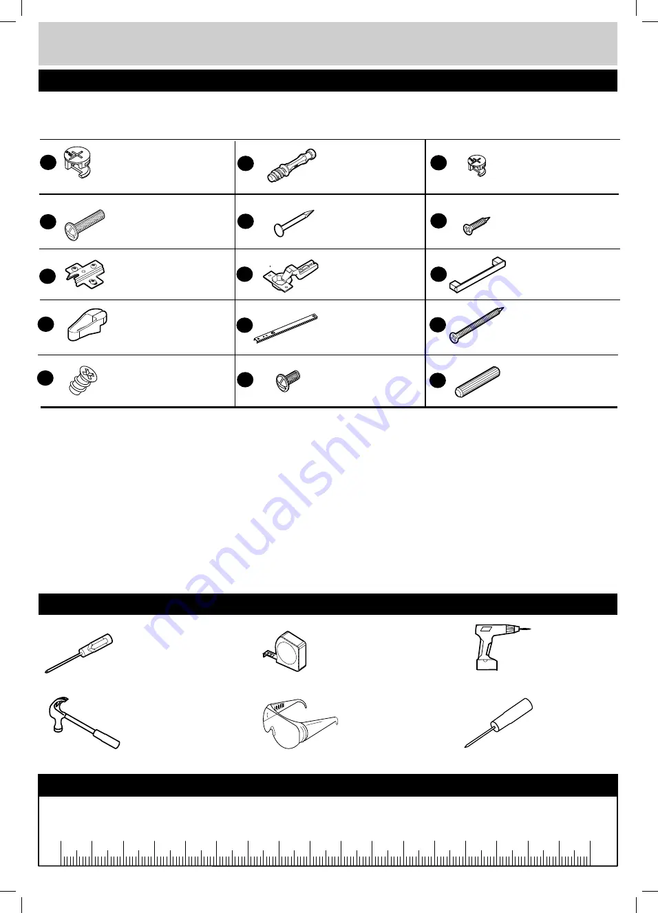 Argos 2 Door 3 Drawer Sideboard Assembly Instructions Manual Download Page 4