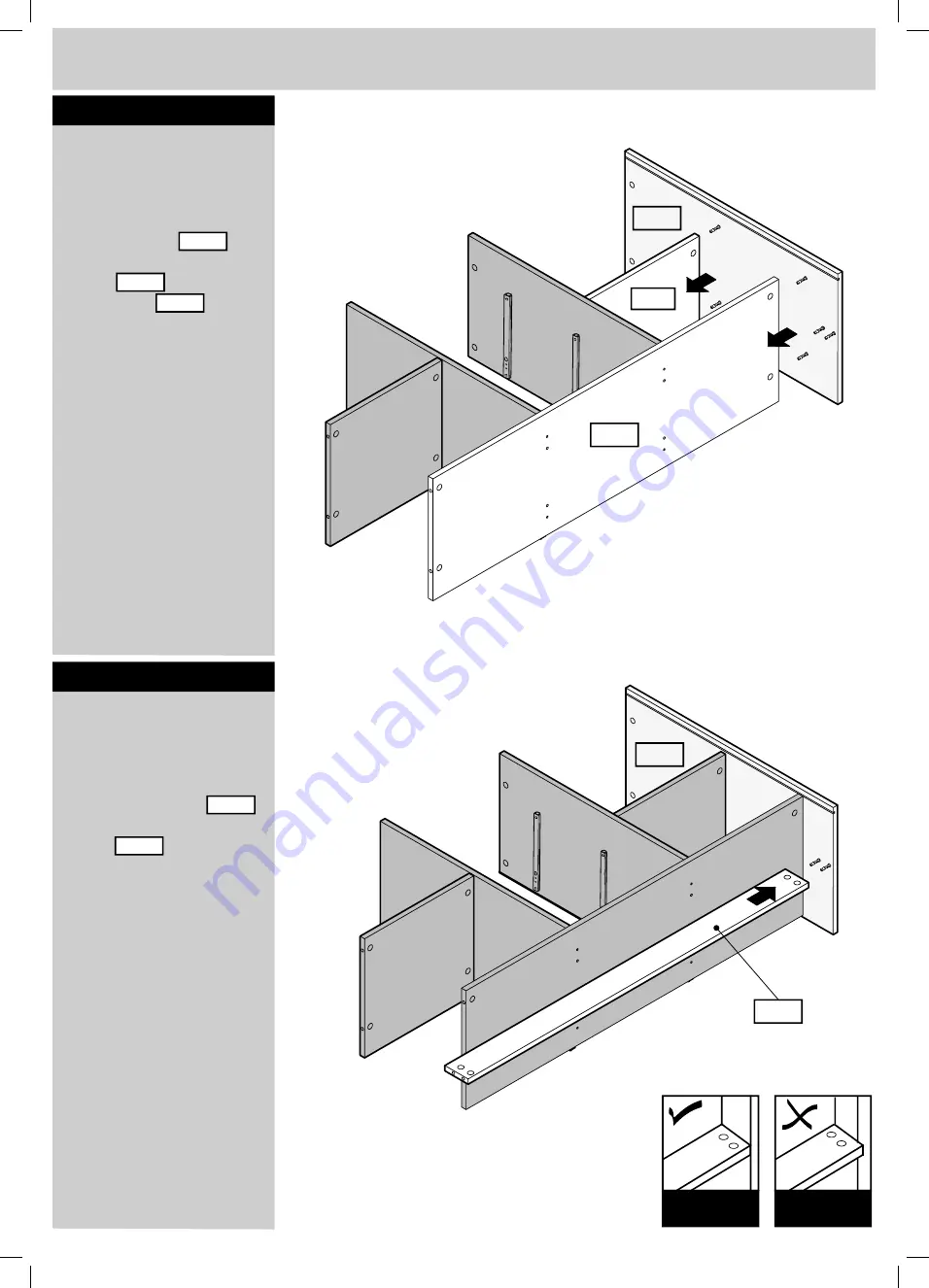 Argos 2 Door 3 Drawer Sideboard Assembly Instructions Manual Download Page 14