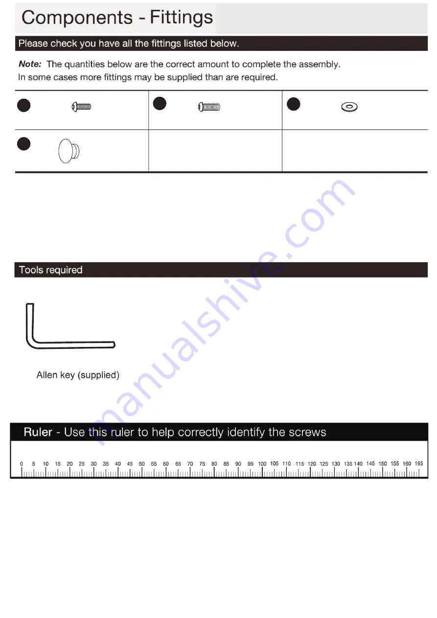 Argos 620/4721 Assembly Instructions Manual Download Page 4