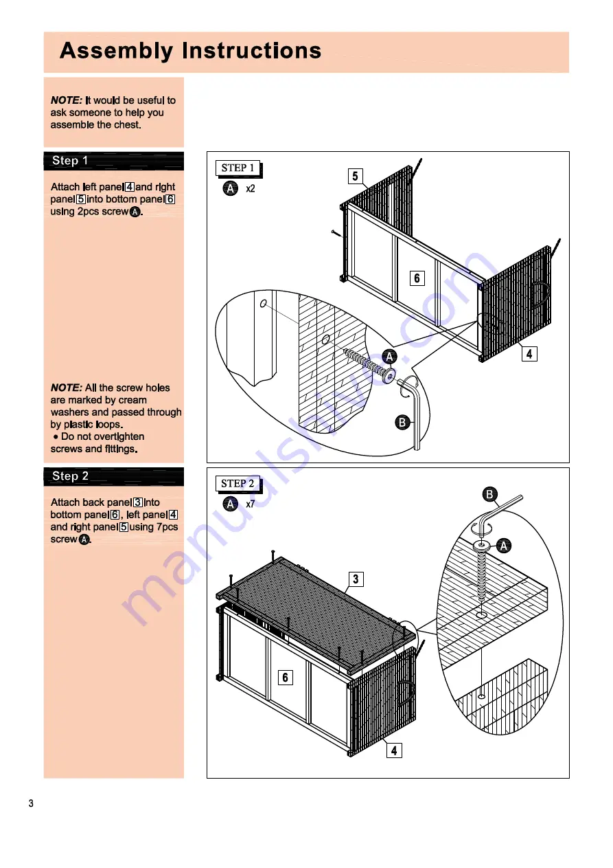 Argos 875/7276 Assembly Instructions Manual Download Page 14