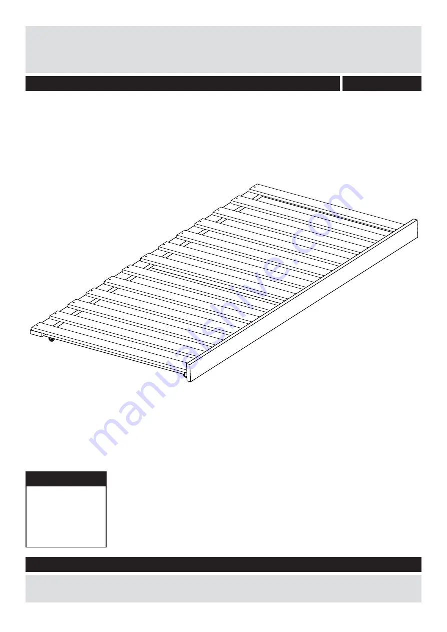 Argos Amy white bunk Trundle Assembly Instructions Manual Download Page 1