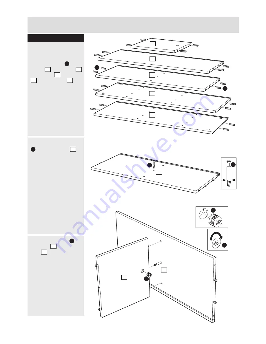 Argos Ashley Dolls House Bookcase Assembly Instructions Manual Download Page 5