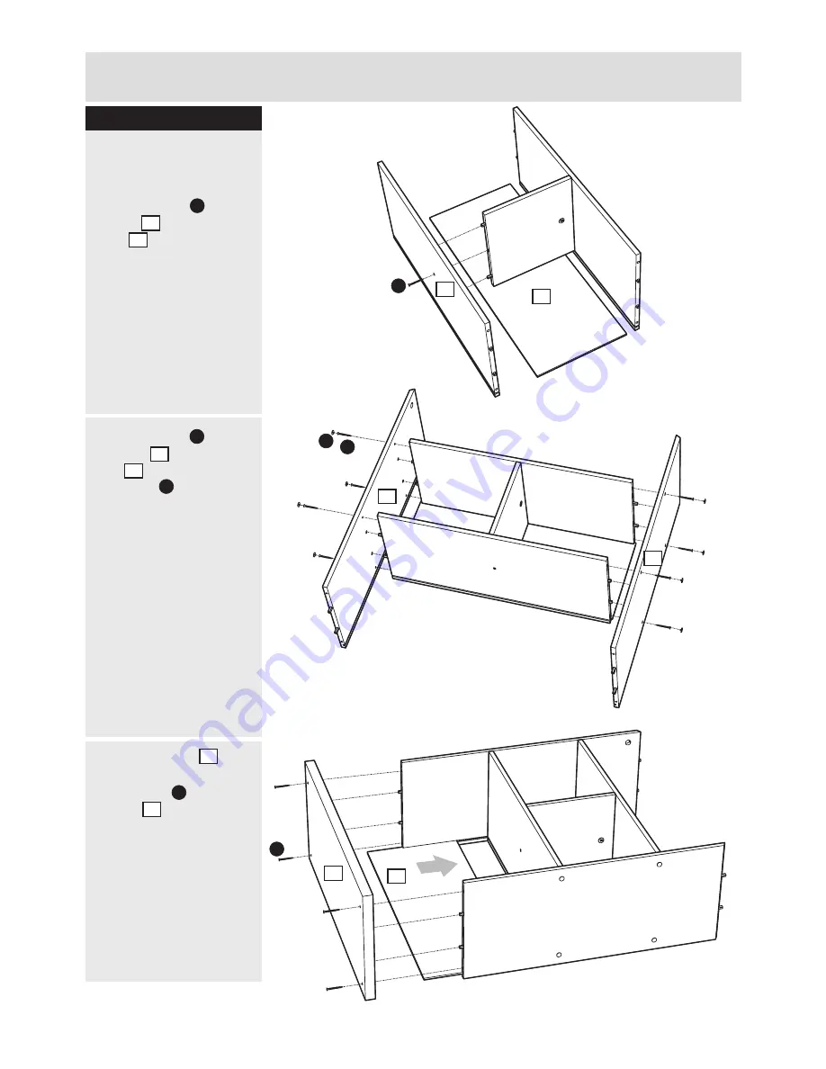 Argos Ashley Dolls House Bookcase Assembly Instructions Manual Download Page 6