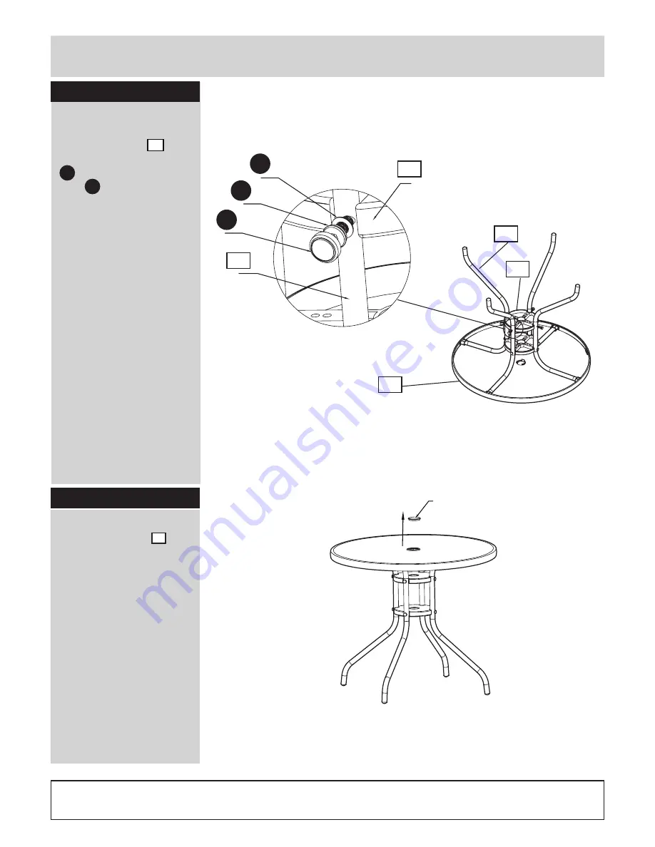 Argos AVR 4 Seater Patio Set Скачать руководство пользователя страница 5