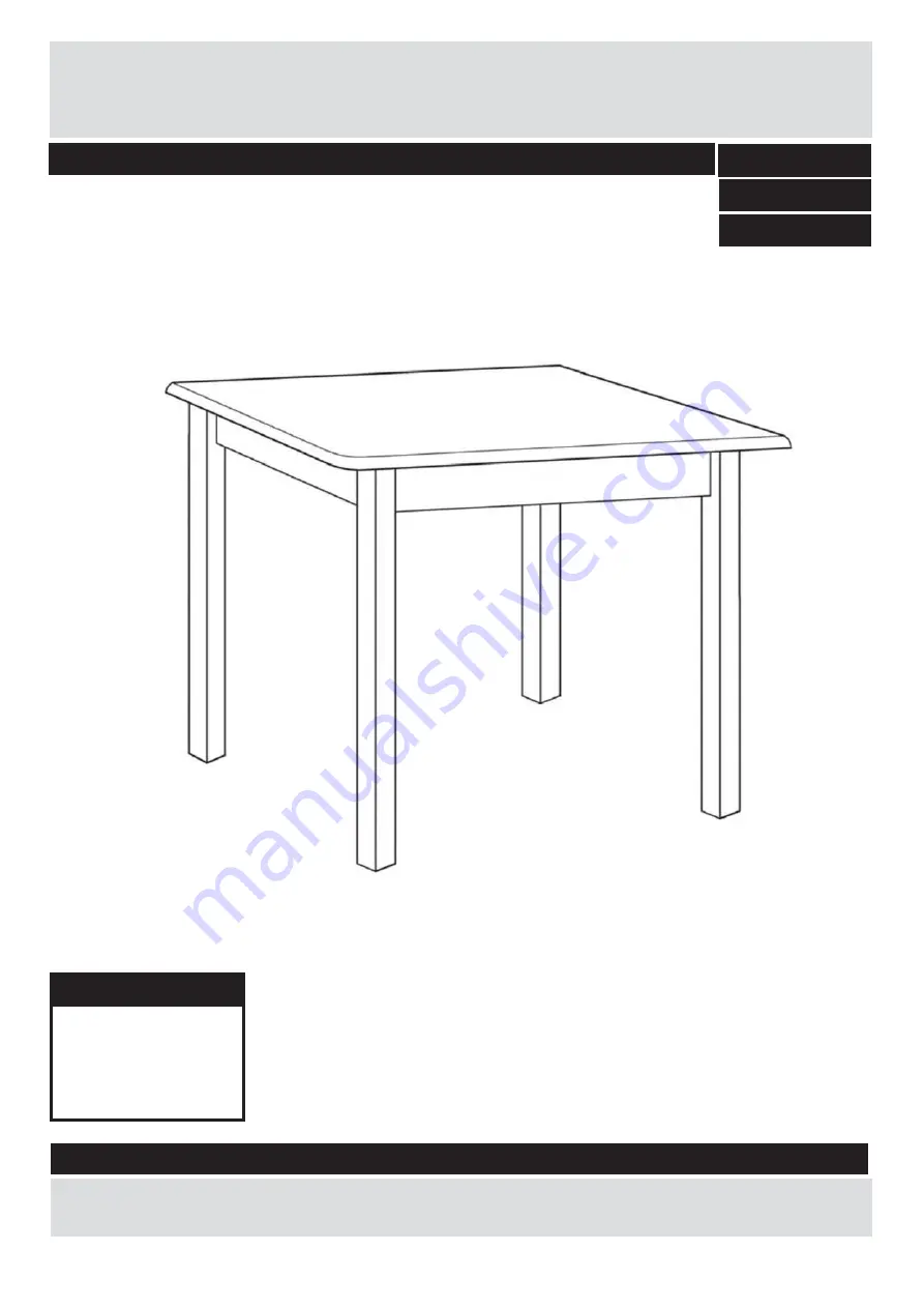 Argos Napoli 600/6259 Assembly Instructions Manual Download Page 1