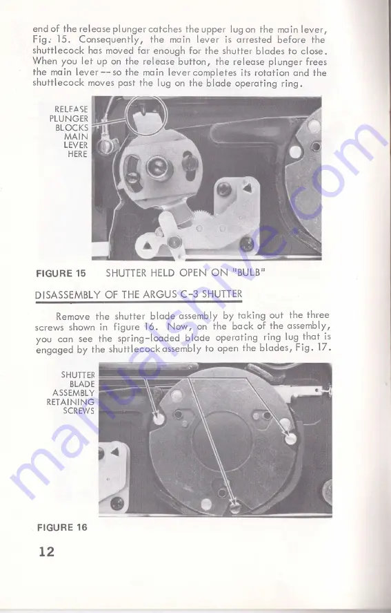 Argus C3 Service Manual Download Page 11