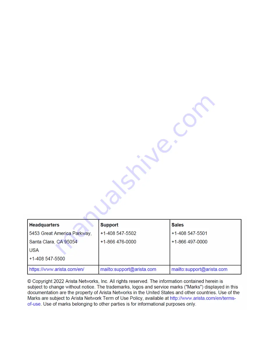 Arista 7300 Series Quick Start Manual Download Page 2