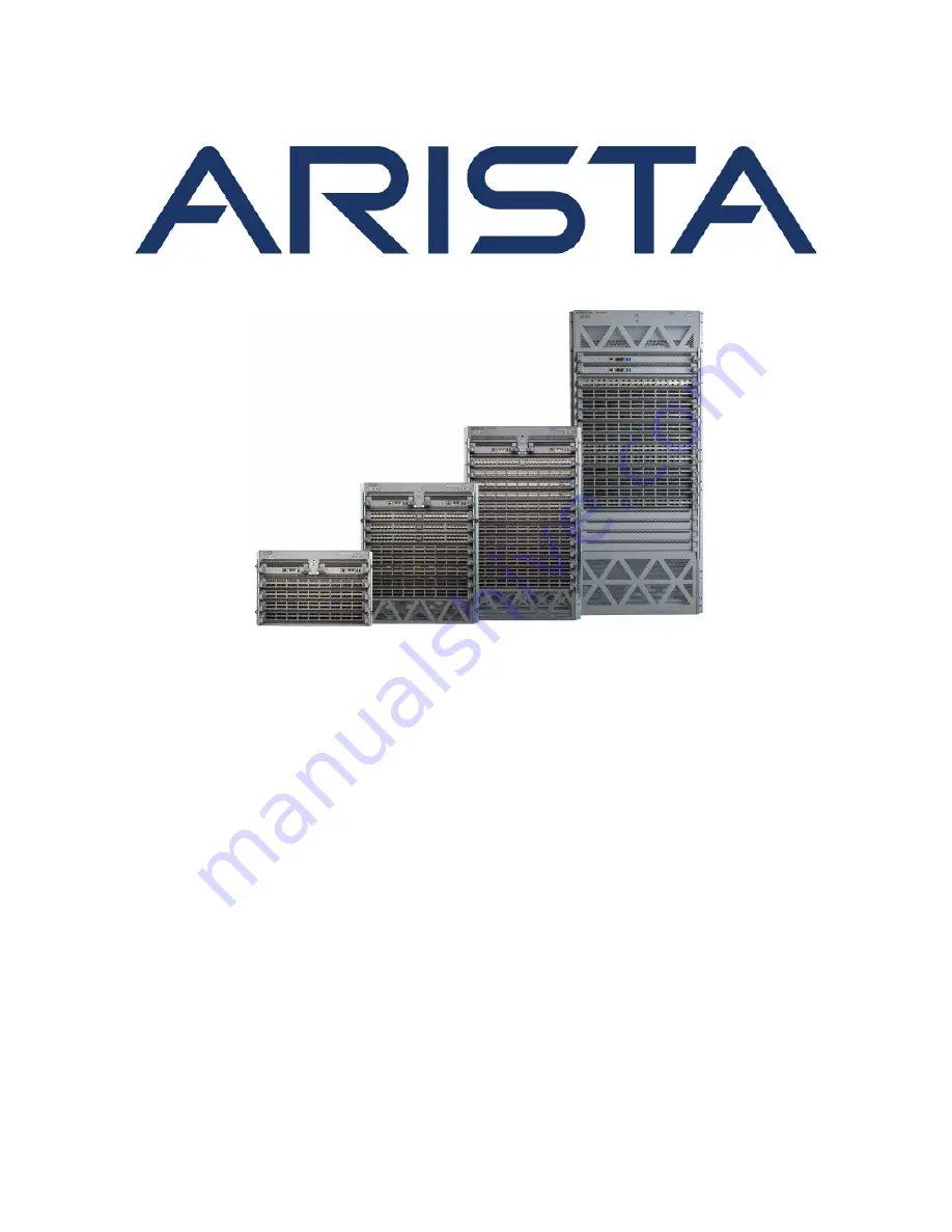 Arista 7500N Series Quick Start Manual Download Page 1