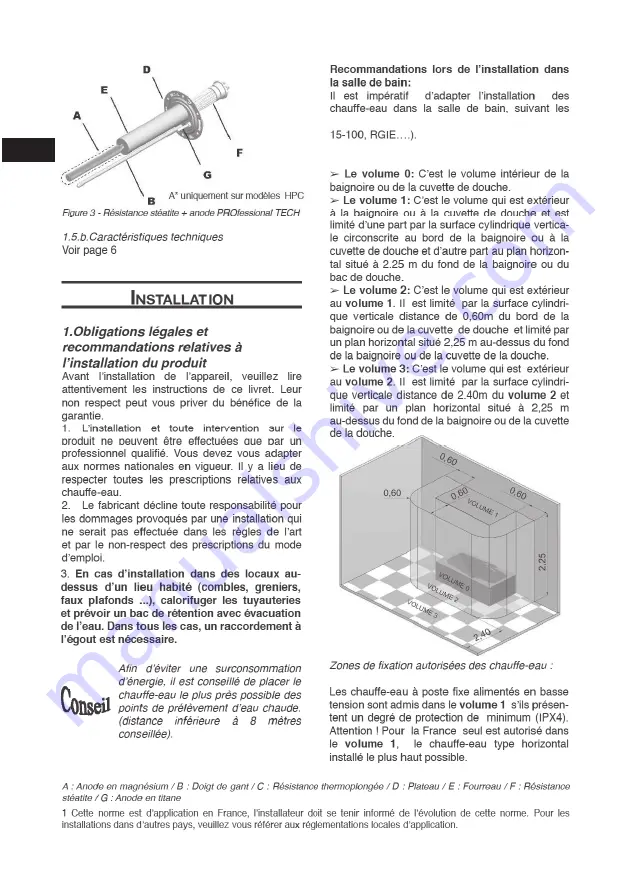 Ariston Thermo 470 VERT Instruction For Installation And Maintenance Download Page 12