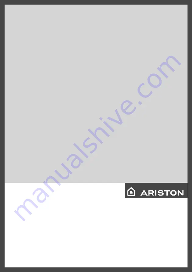 Ariston 3700687 Assembly And Operation Instructions Manual Download Page 1