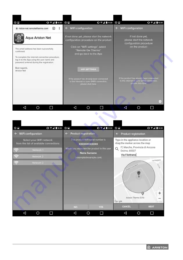 Ariston 45 Assembly And Operation Instructions Manual Download Page 73