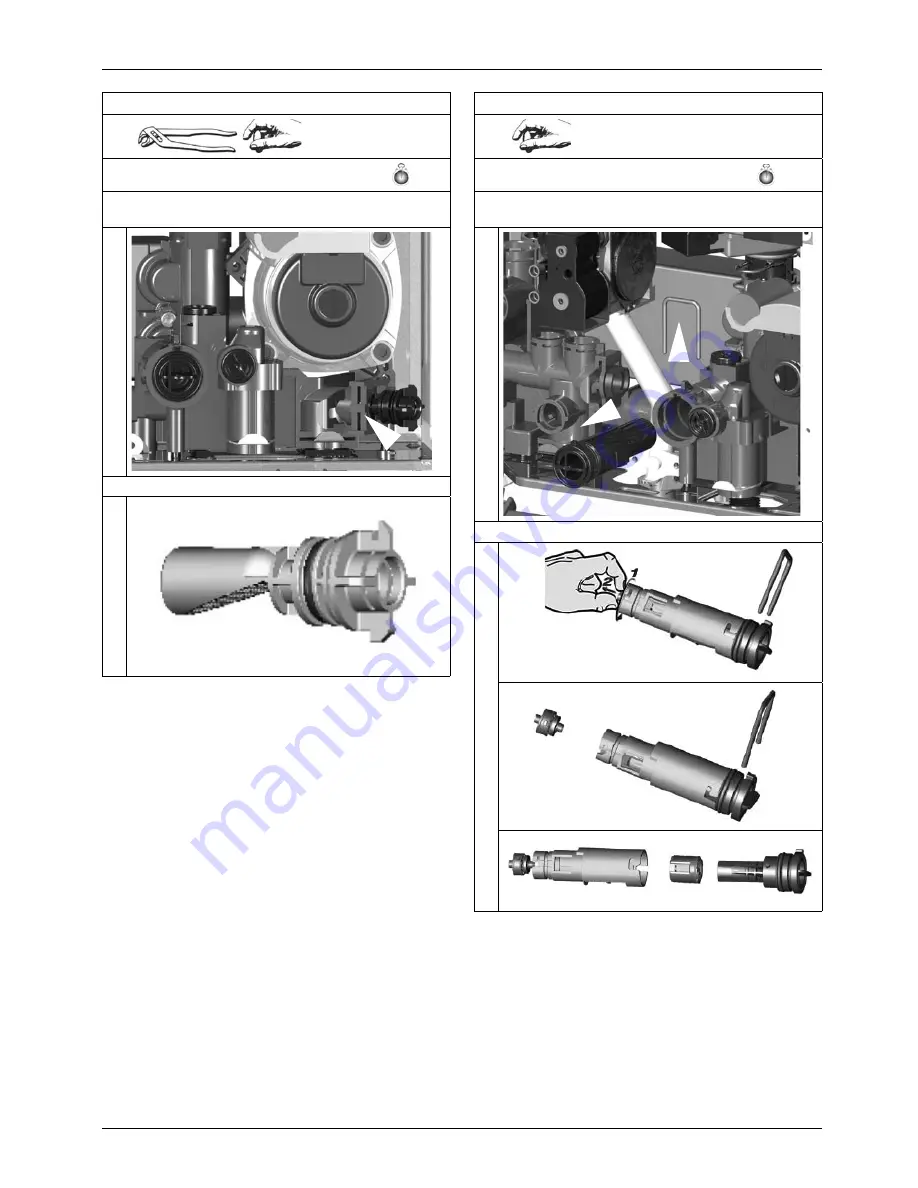 Ariston CLAS HE EVO Installation And Servicing Instructions Download Page 55