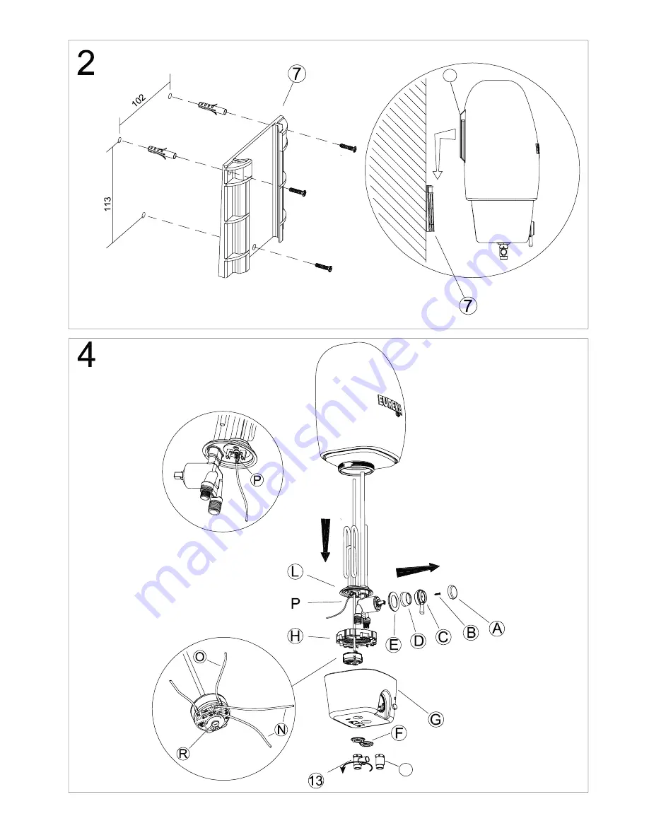 Ariston Eureka Instruction Manual Download Page 61