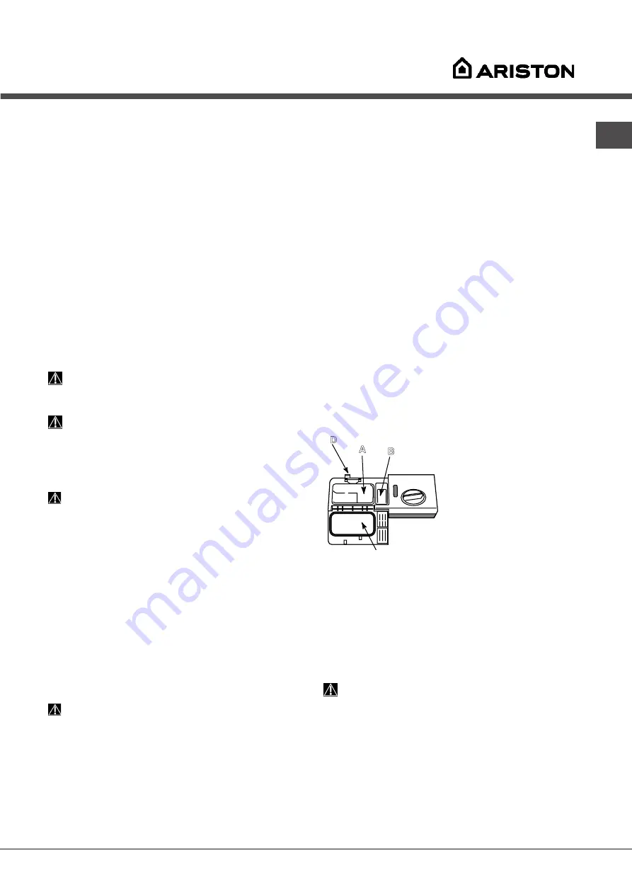 Ariston LFF 8M5 Operating Instructions Manual Download Page 9