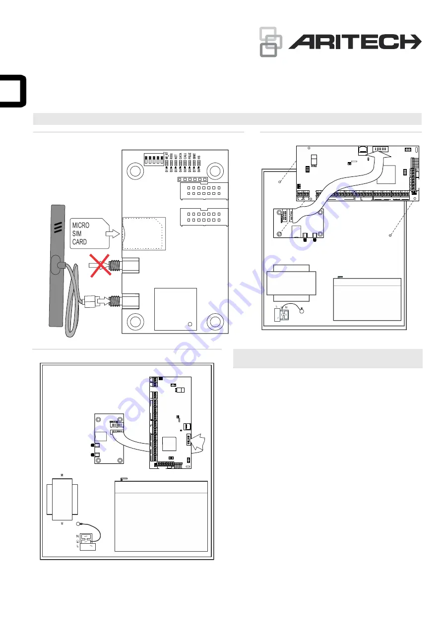 Aritech ATS7340 Installation Sheet Download Page 1