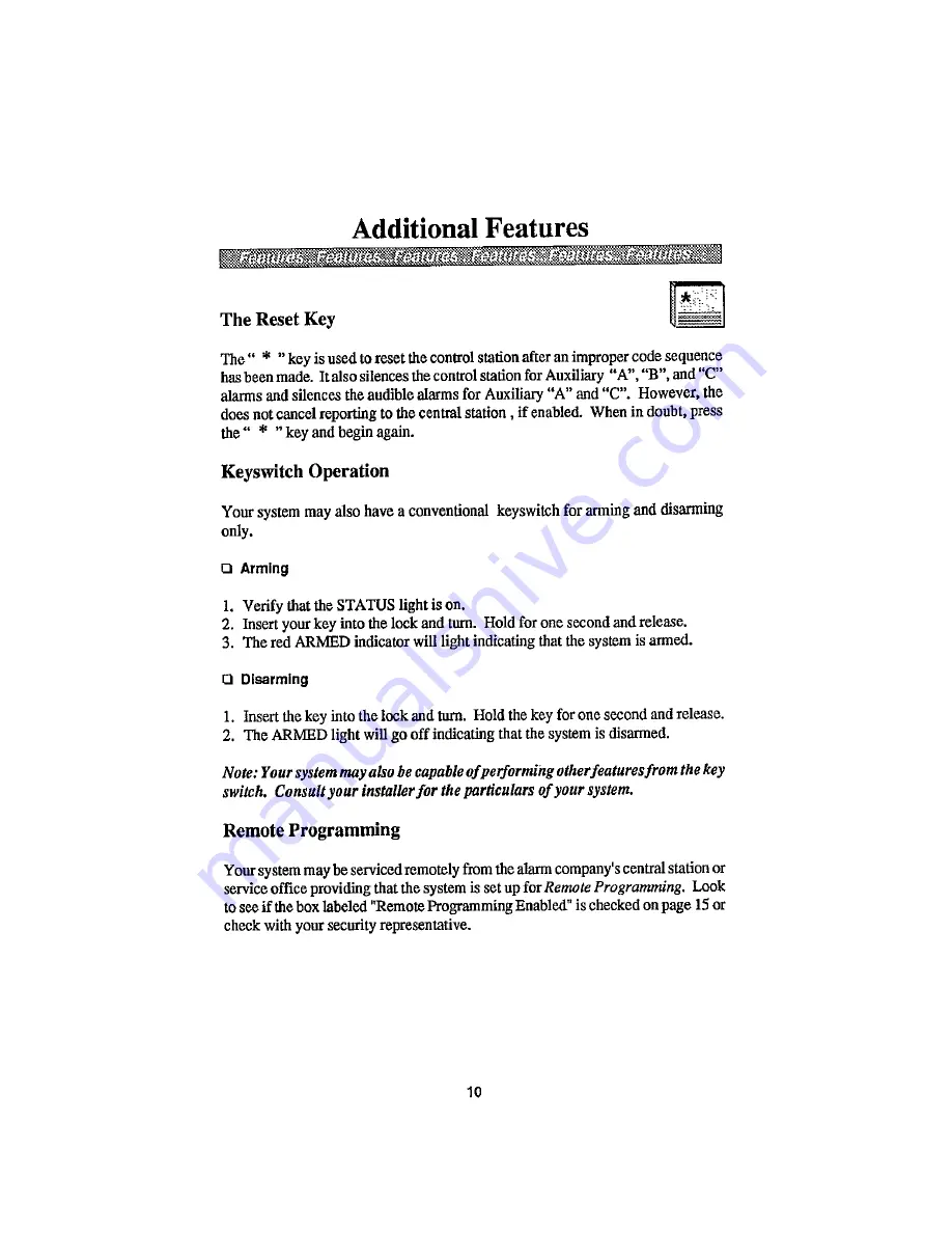 Aritech CS-152 User Manual Download Page 12