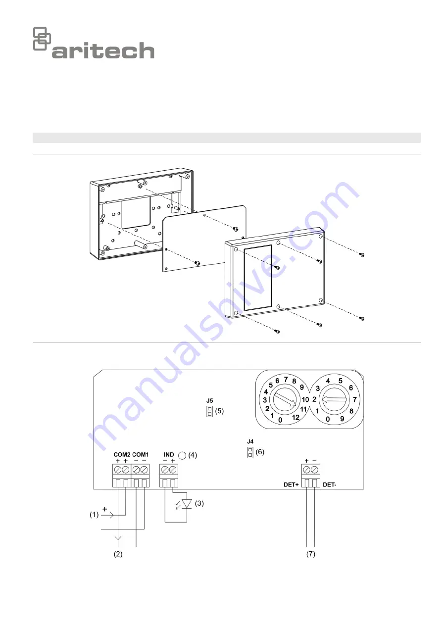 Aritech IU2055NC Скачать руководство пользователя страница 1