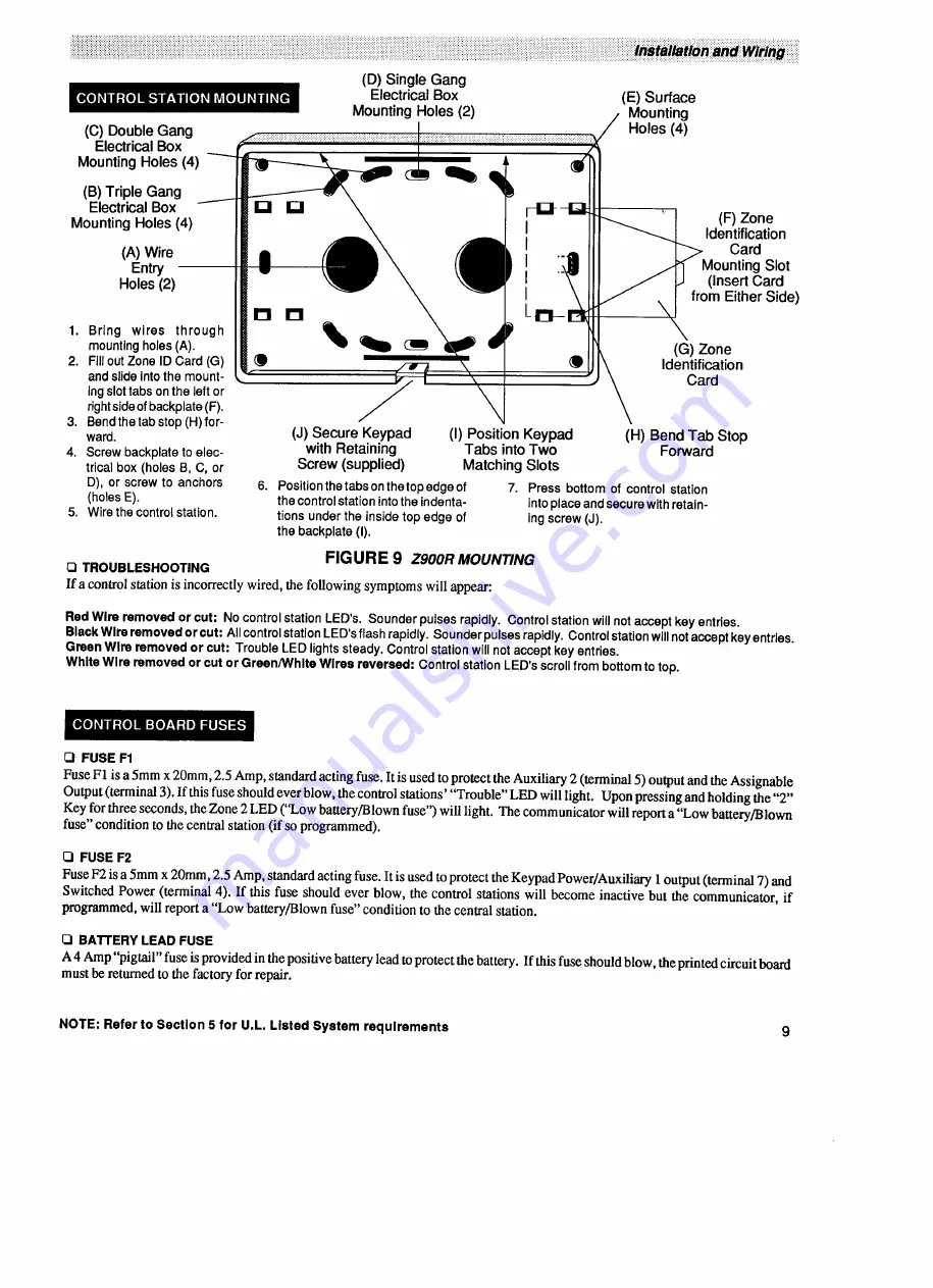 Aritech Moose Z900 Specifications & Instructions Download Page 13