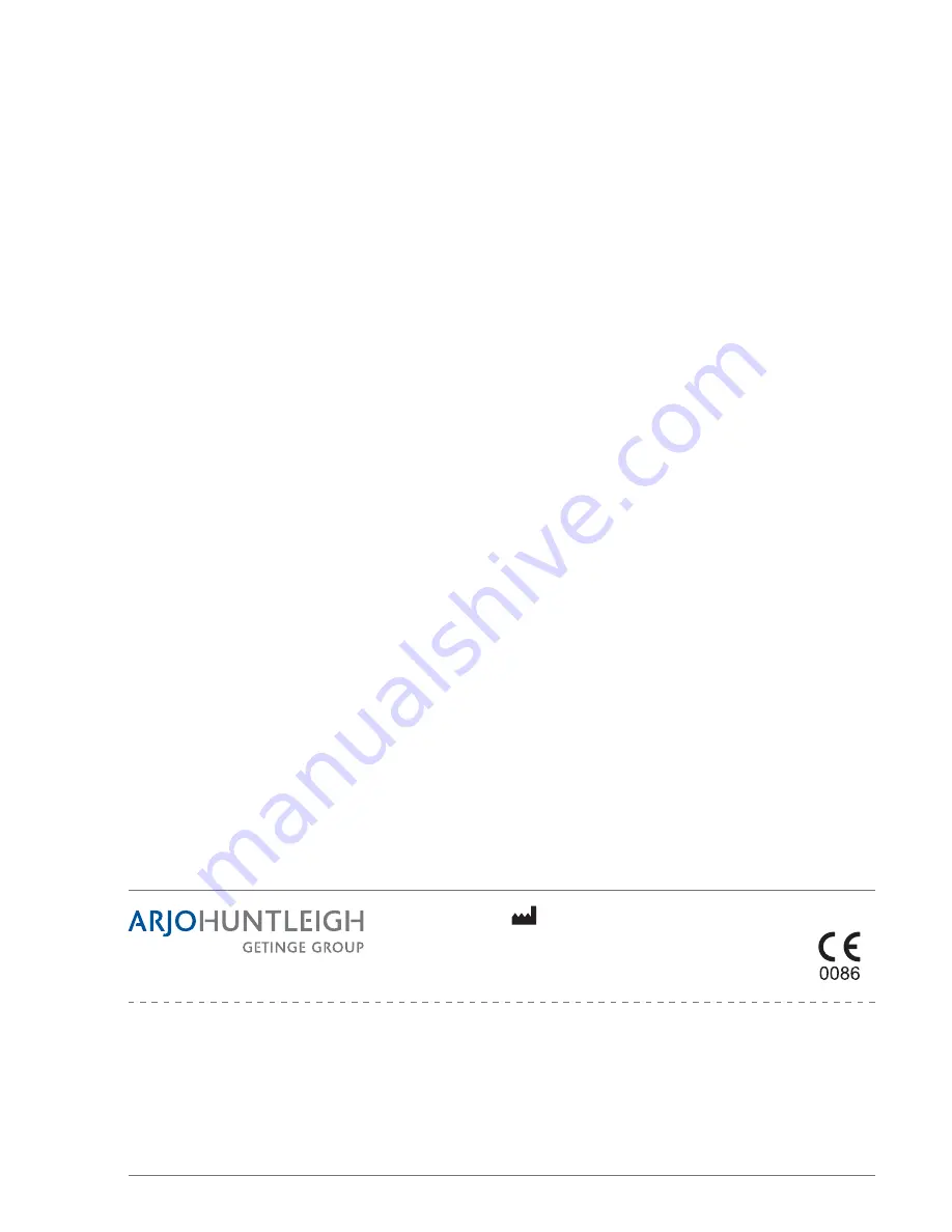 Arjohuntleigh Maxi Twin Instructions For Use Manual Download Page 56