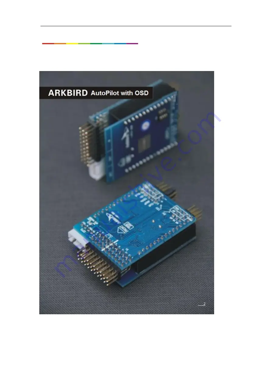 Arkbird FPV OSD V3.1028 Manual Download Page 3