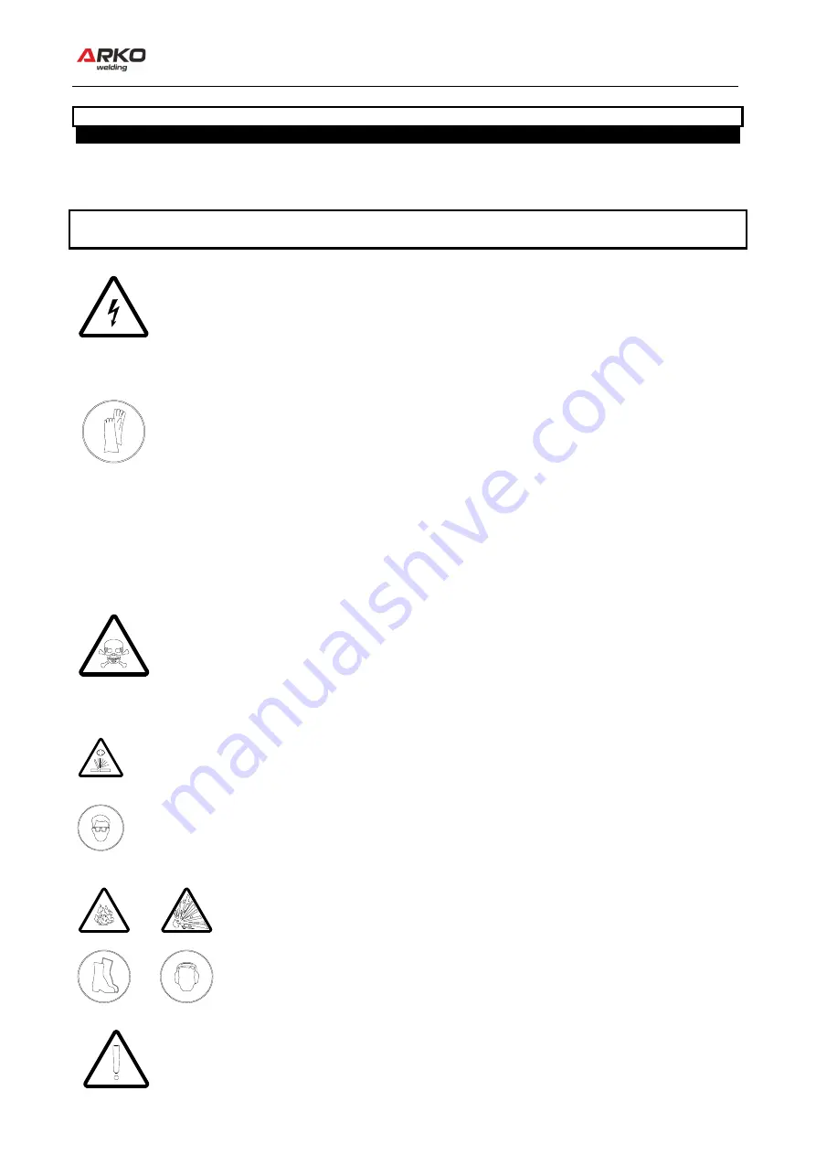 ARKO welding 22300100AF Скачать руководство пользователя страница 10