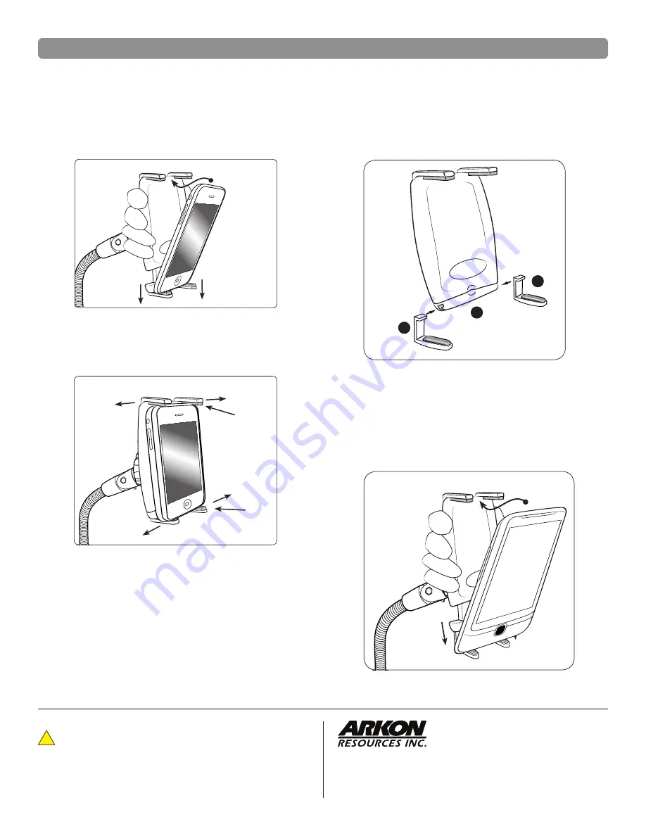 Arkon SLIM-GRIP SM523-G Скачать руководство пользователя страница 2