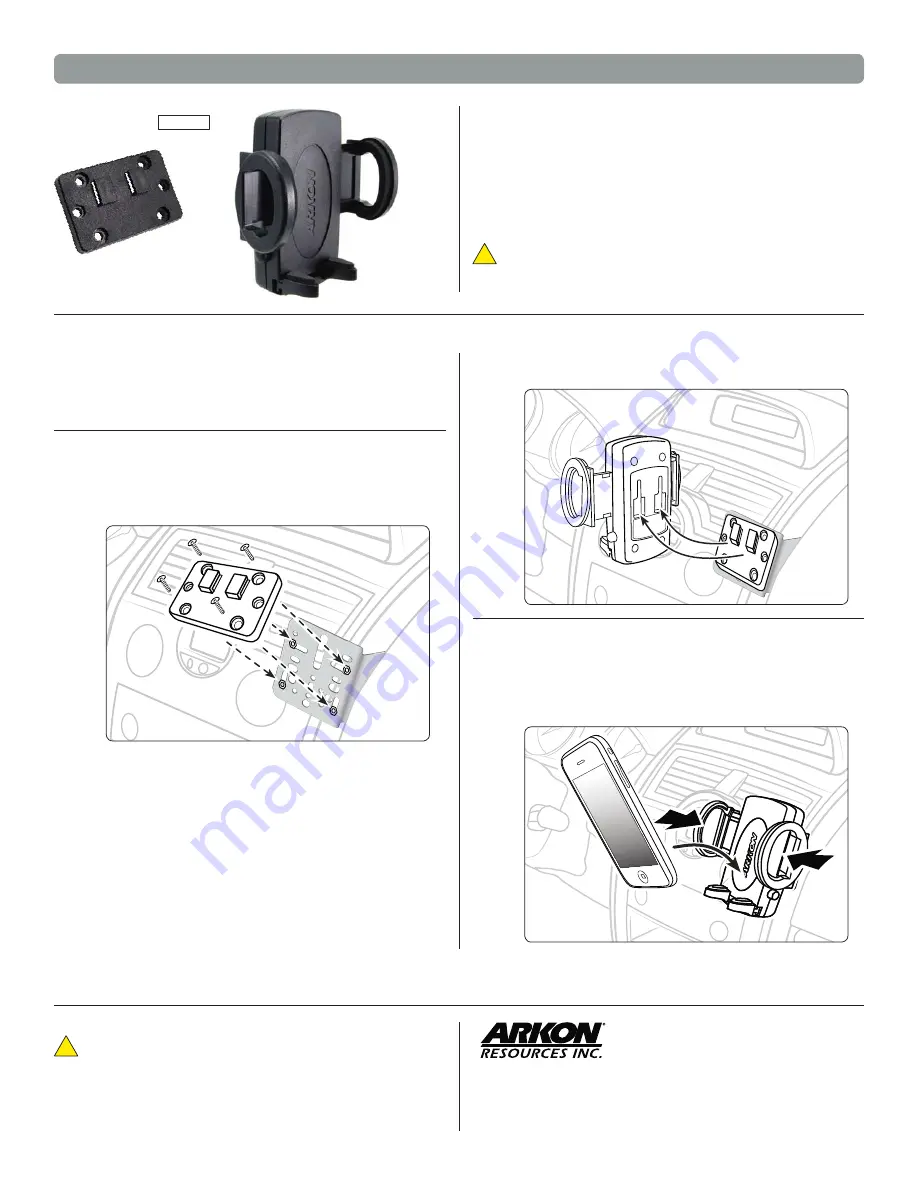 Arkon SM015-2AMPS Скачать руководство пользователя страница 1