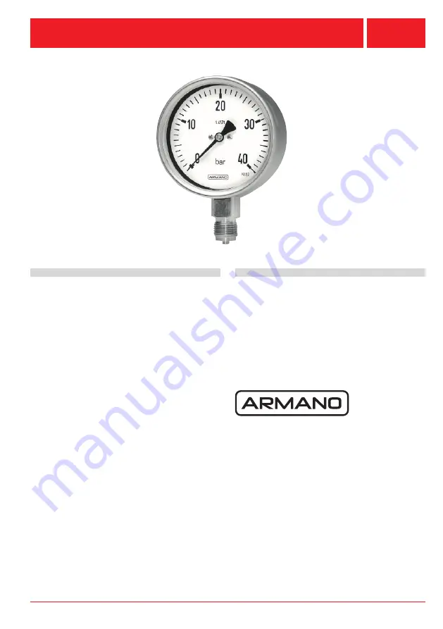 ARMANO DiKPCh Series Operating Instructions Manual Download Page 1