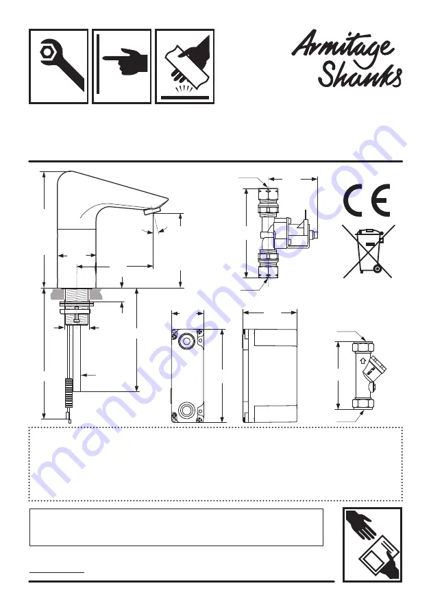 Armitage Shanks A4122AA Installation Instructions Manual Download Page 1