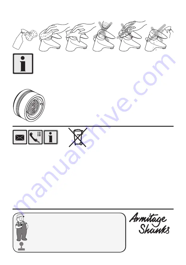 Armitage Shanks A4851AA Installation Instructions Manual Download Page 20