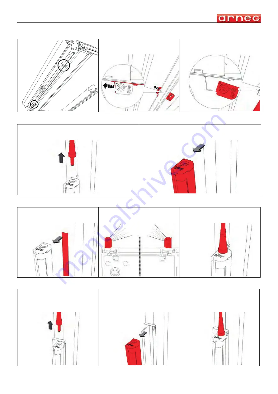 Arneg NIMES LX 075 H219 BT DOOR GI Direction For Installation And Use Download Page 64