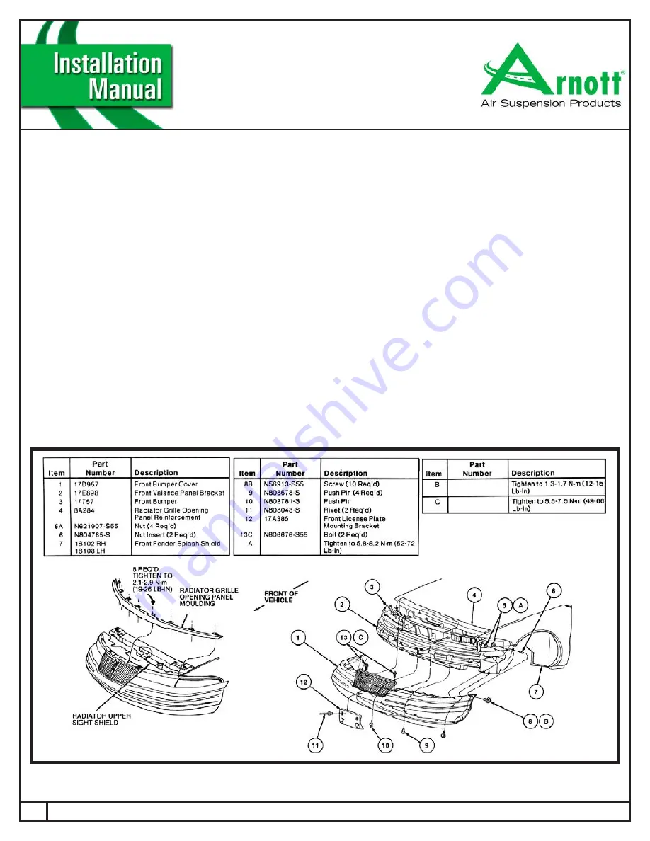 Arnott P-2210 Installation Manual Download Page 3