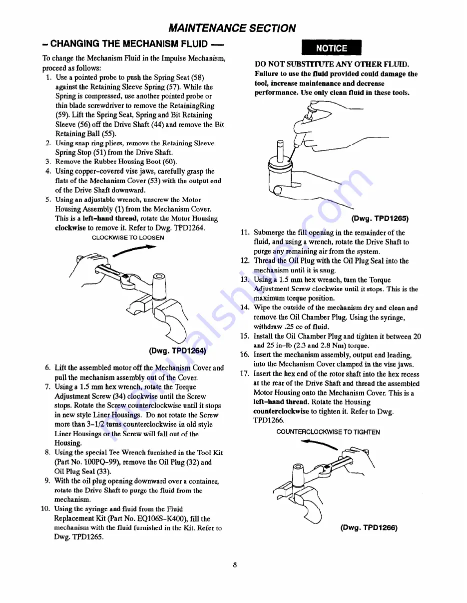 ARO PG087A-A5 Operator'S Manual Download Page 8