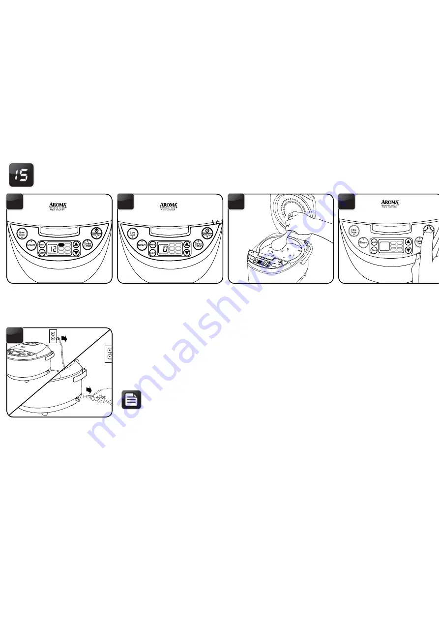 Aroma ARC-52 Instruction Manual Download Page 14